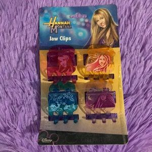 New Hannah Montana hair jaw clips